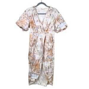 Womens Dress Sz S/M Fairy Puff Sleeves Coquette Cottage Soft Romantic Feminine